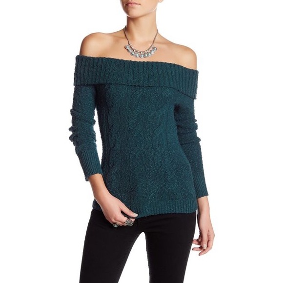 Shoulder Cable Knit Sweater | Poshmark